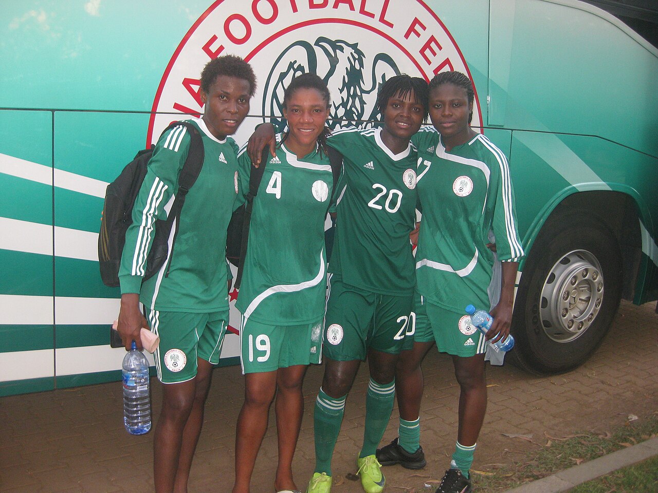 Super Falcons players during a training session ahead of international qualifiers