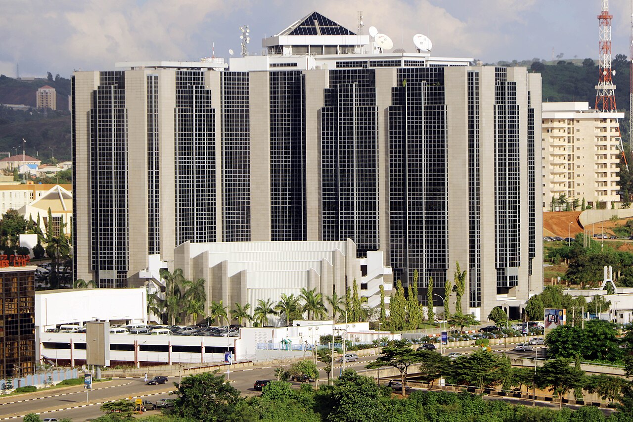 Central Bank of Nigeria headquarters building in Abuja
