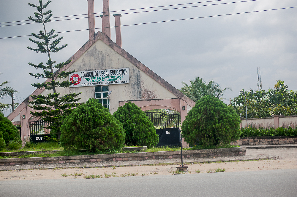 Nigerian students and teachers in a public school classroom