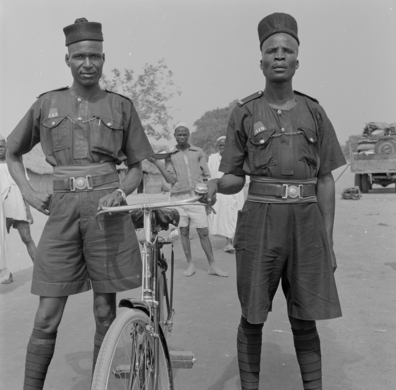 Nigerian police officers on duty in Kano State